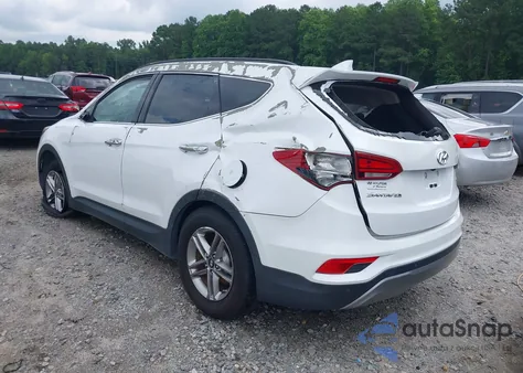 2017 Hyundai Santa Fe Sport 2.4L from USA, damaged, VIN 5XYZU3LB3HG464738